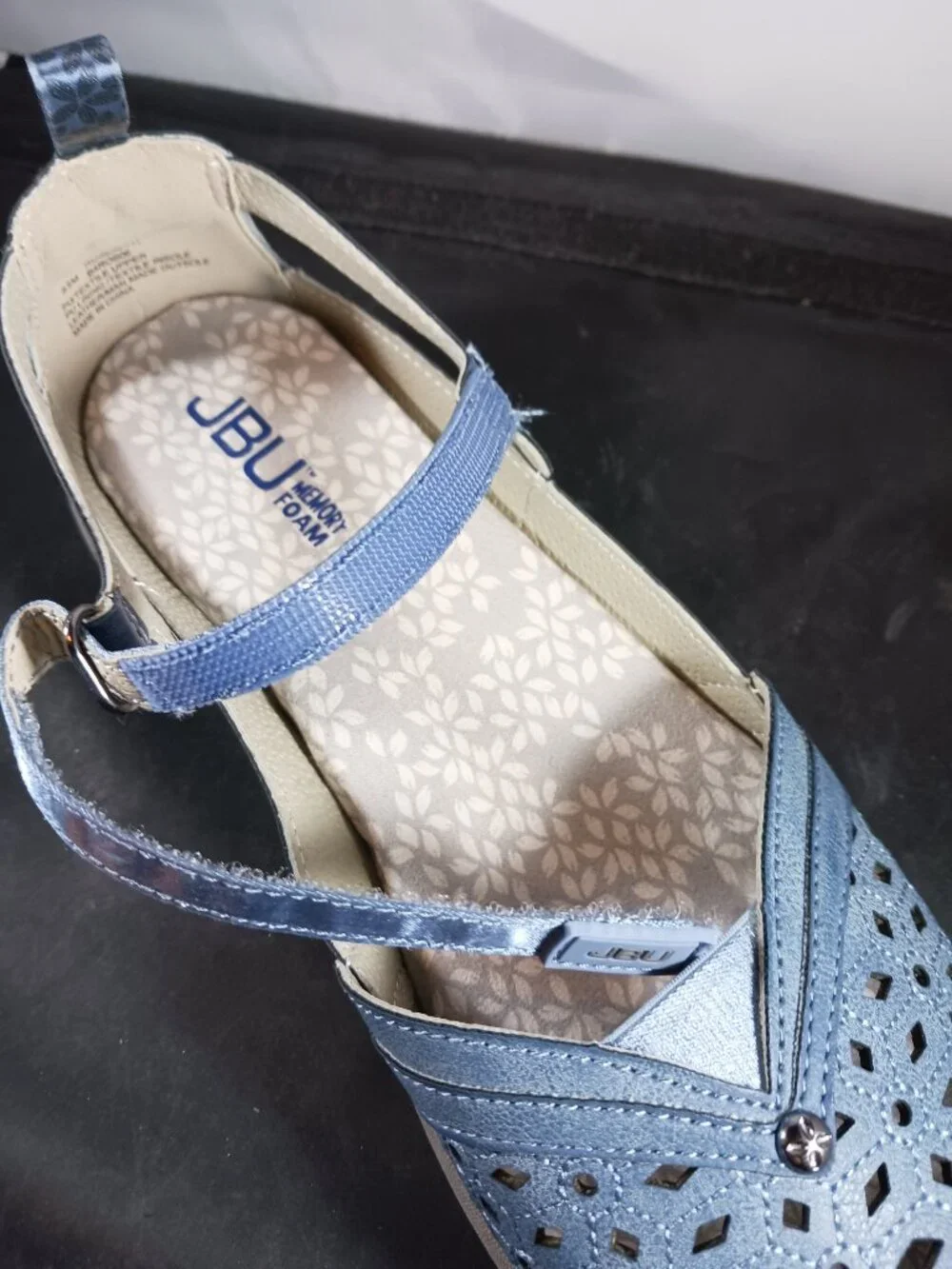 JBU Jambu Women's Loafer Shoes Rosemary Classic Mary Janes Blue Size 8.5M